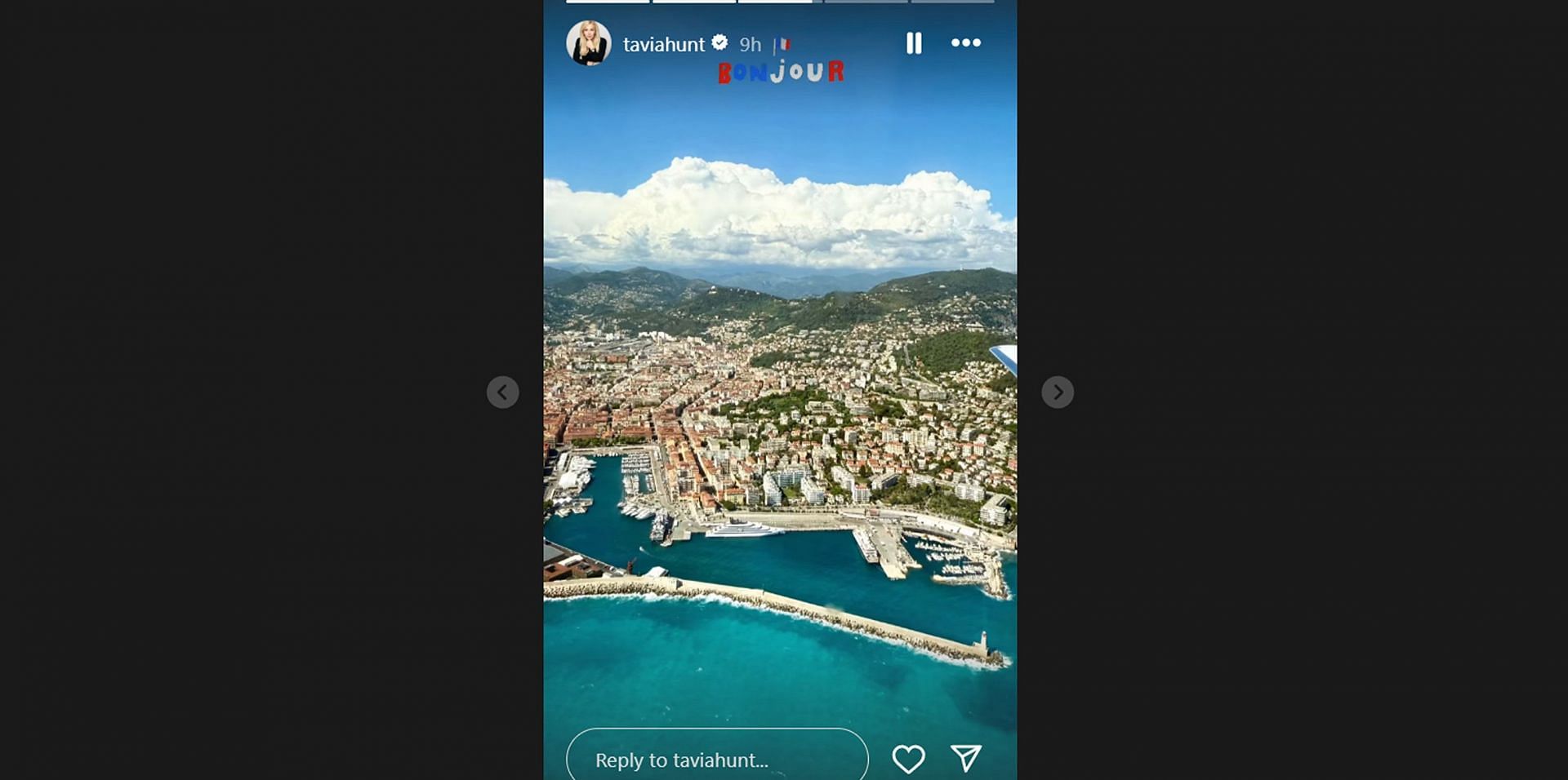 Chiefs CEO Clark Hunt's wife, Tavia, sneaks out for vacation to Monaco with daughter Gracie/@taviahunt